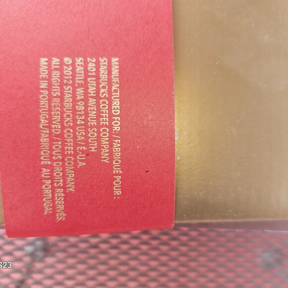 Starbucks Opalescent Mug Set of 4 New In Original Box, Pearl Red and Pearl White - Picture 5 of 8